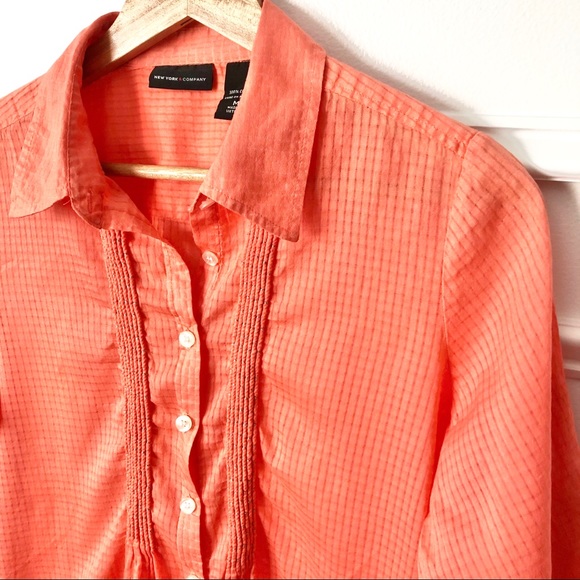 Beautiful Orange Blouse - Picture 2 of 3